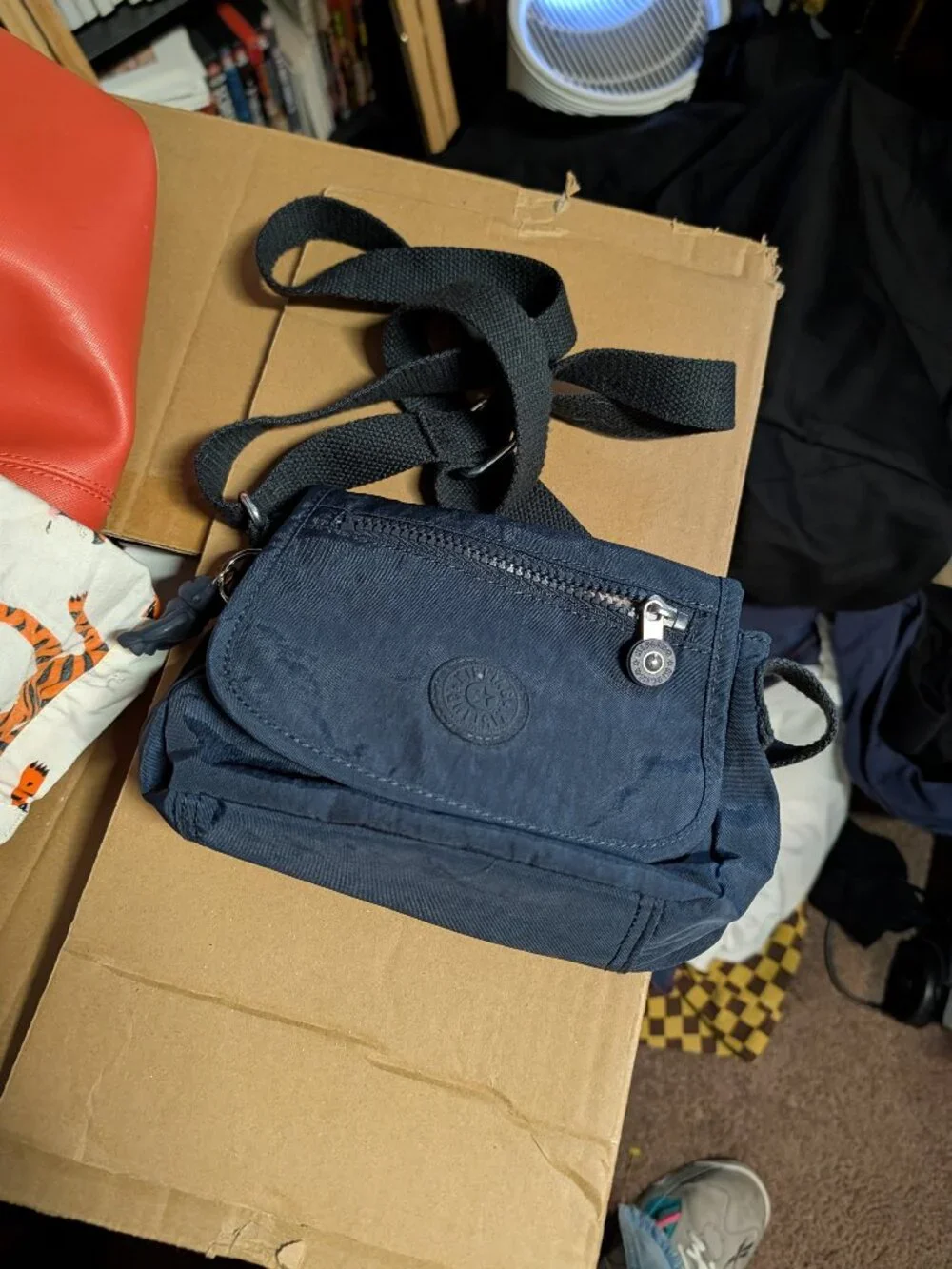 Kipling Sabian Small Navy Blue Crossbody Bag